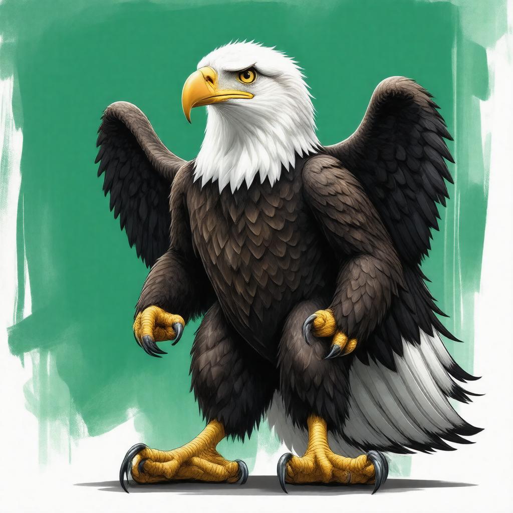 AI-created image of Valor the Eagle