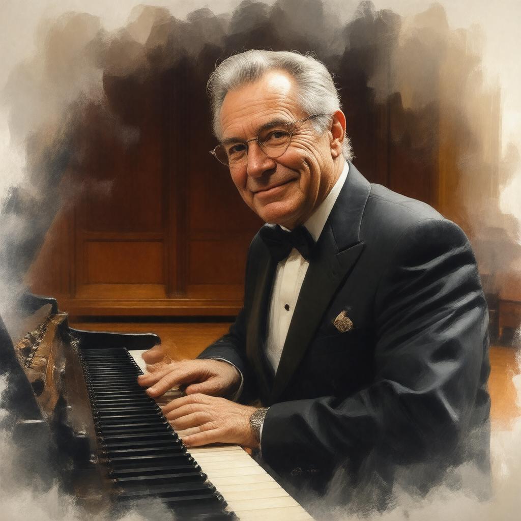 AI-created image of Van Cliburn