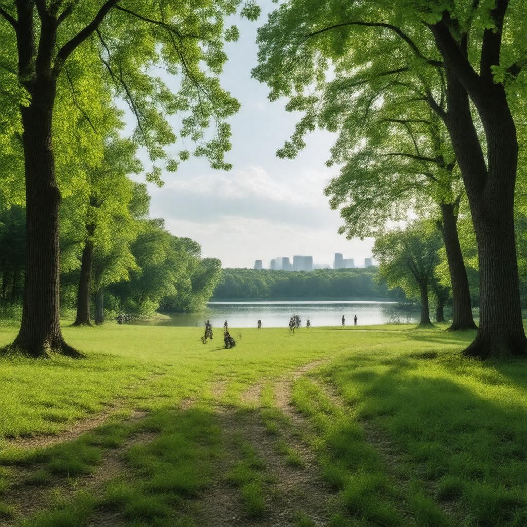 AI-created image of Van Cortlandt Park