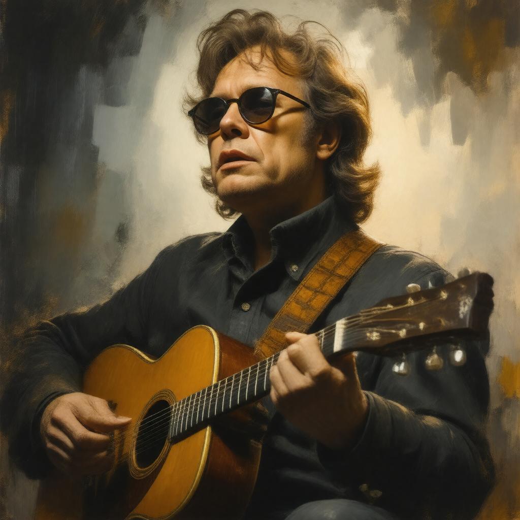 AI-created image of Van Morrison