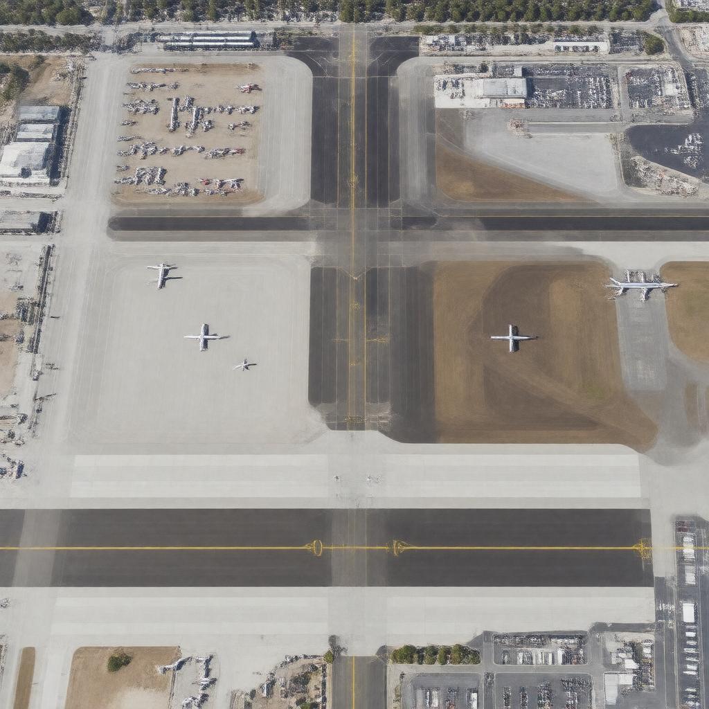 AI-created image of Van Nuys Airport
