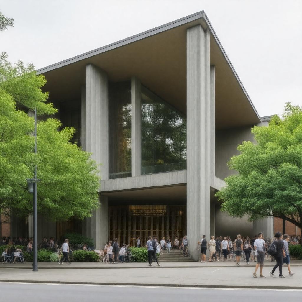 AI-created image of Van Pelt-Dietrich Library Center