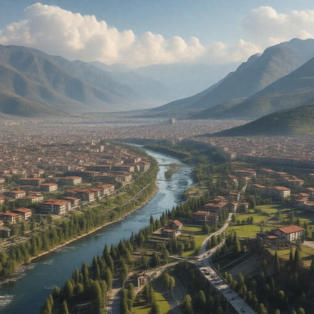 Click to view larger image AI-created image of Vanadzor, Armenia