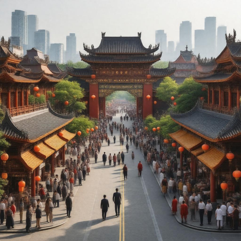 AI-created image of Vancouver Chinatown