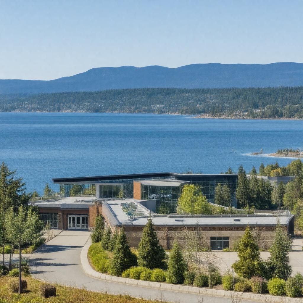 AI-created image of Vancouver Island University
