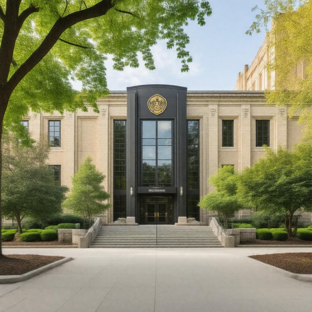 AI-created image of Vanderbilt Law School