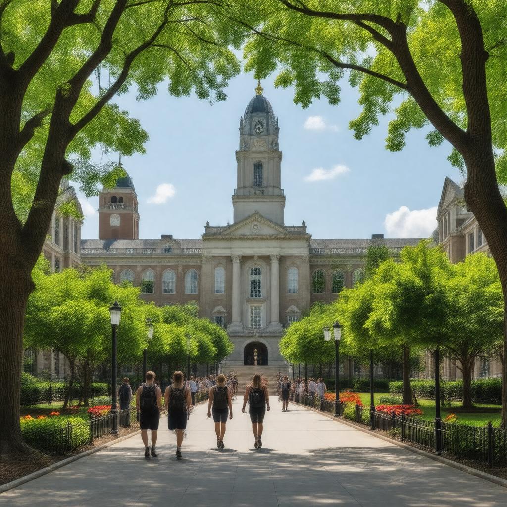 AI-created image of Vanderbilt University