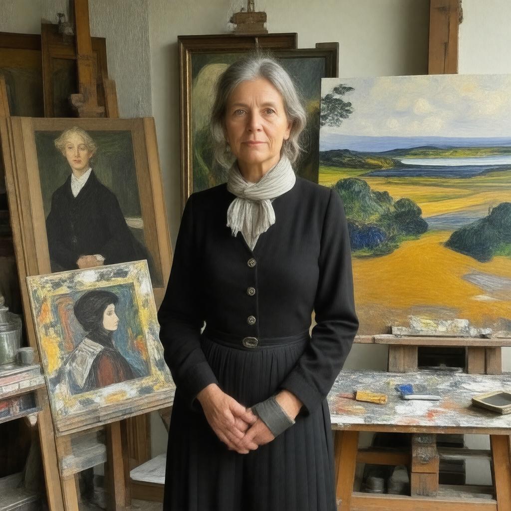 AI-created image of Vanessa Bell