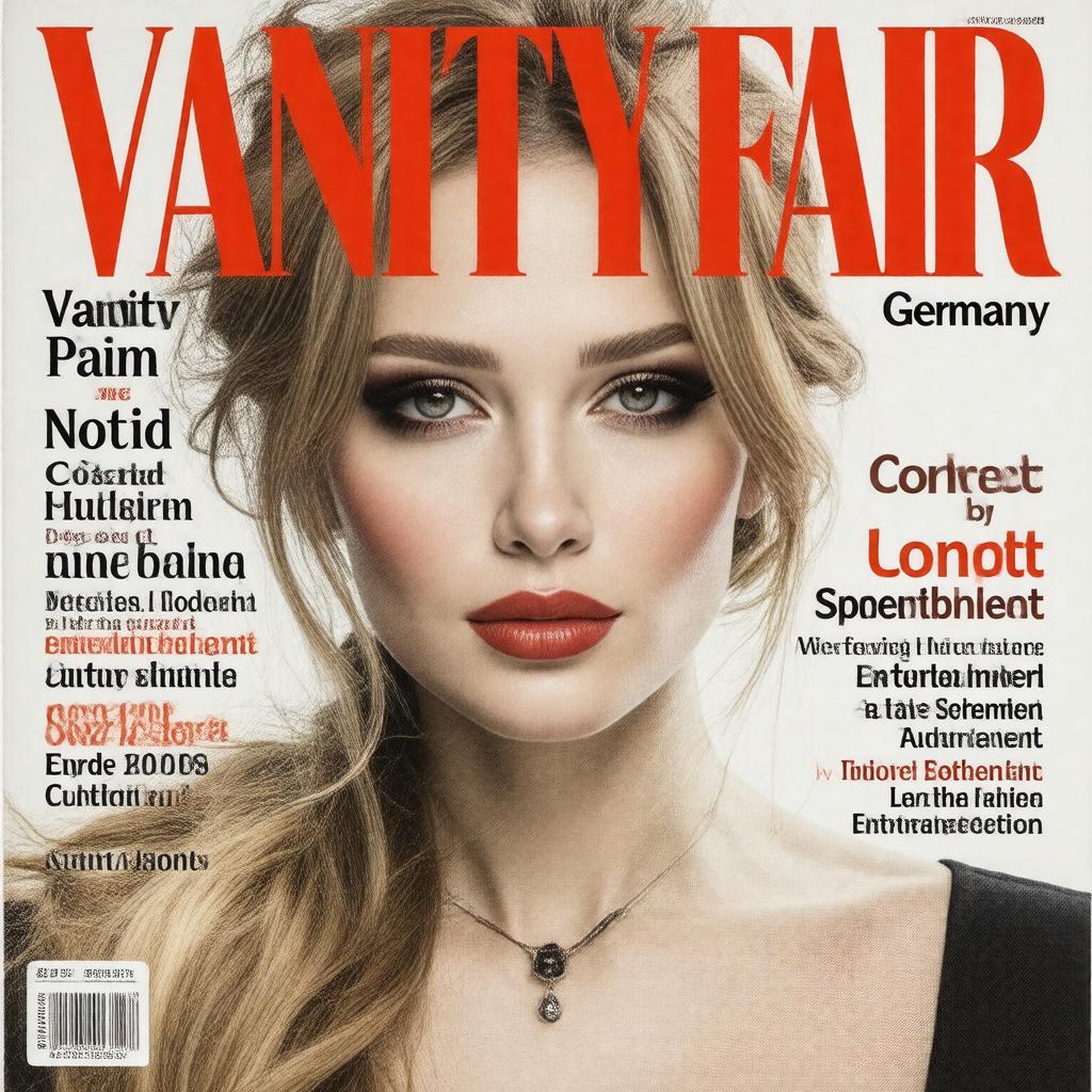 AI-created image of Vanity Fair Germany