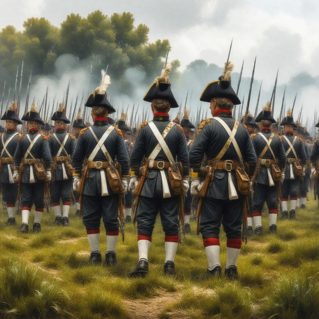 AI-created image of Varnum's Regiment