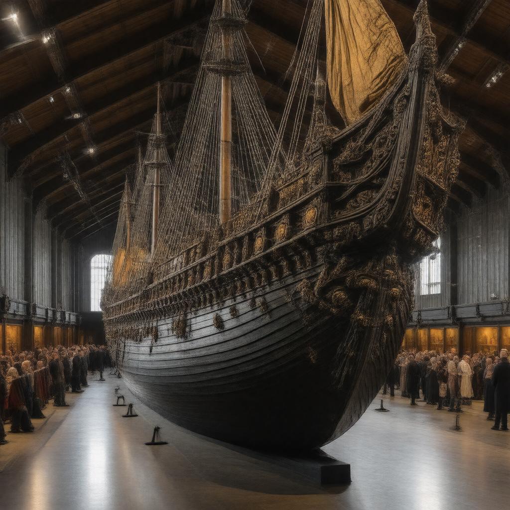 AI-created image of Vasa (ship)