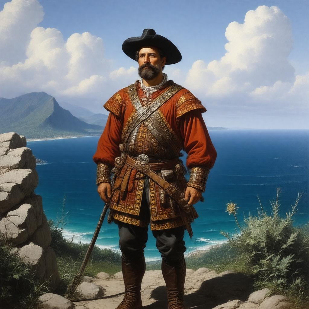 AI-created image of Vasco Núñez de Balboa