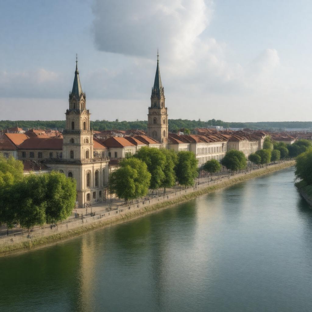 AI-created image of Vaslui, Romania