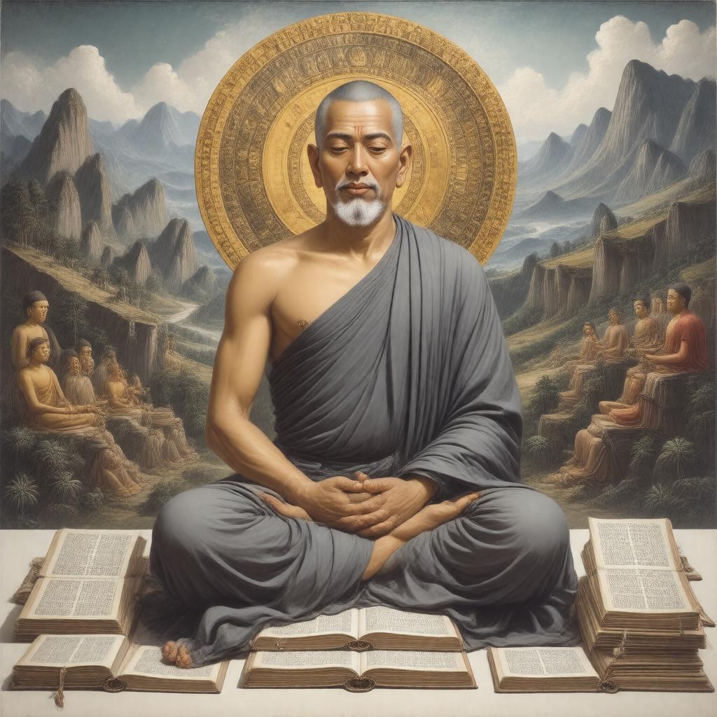 AI-created image of Vasubandhu