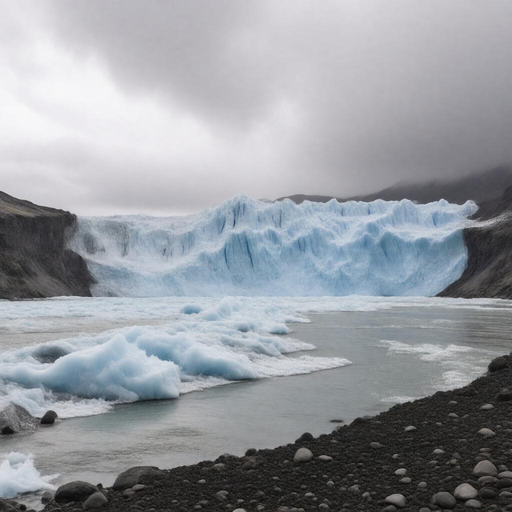 AI-created image of Vatnajökull