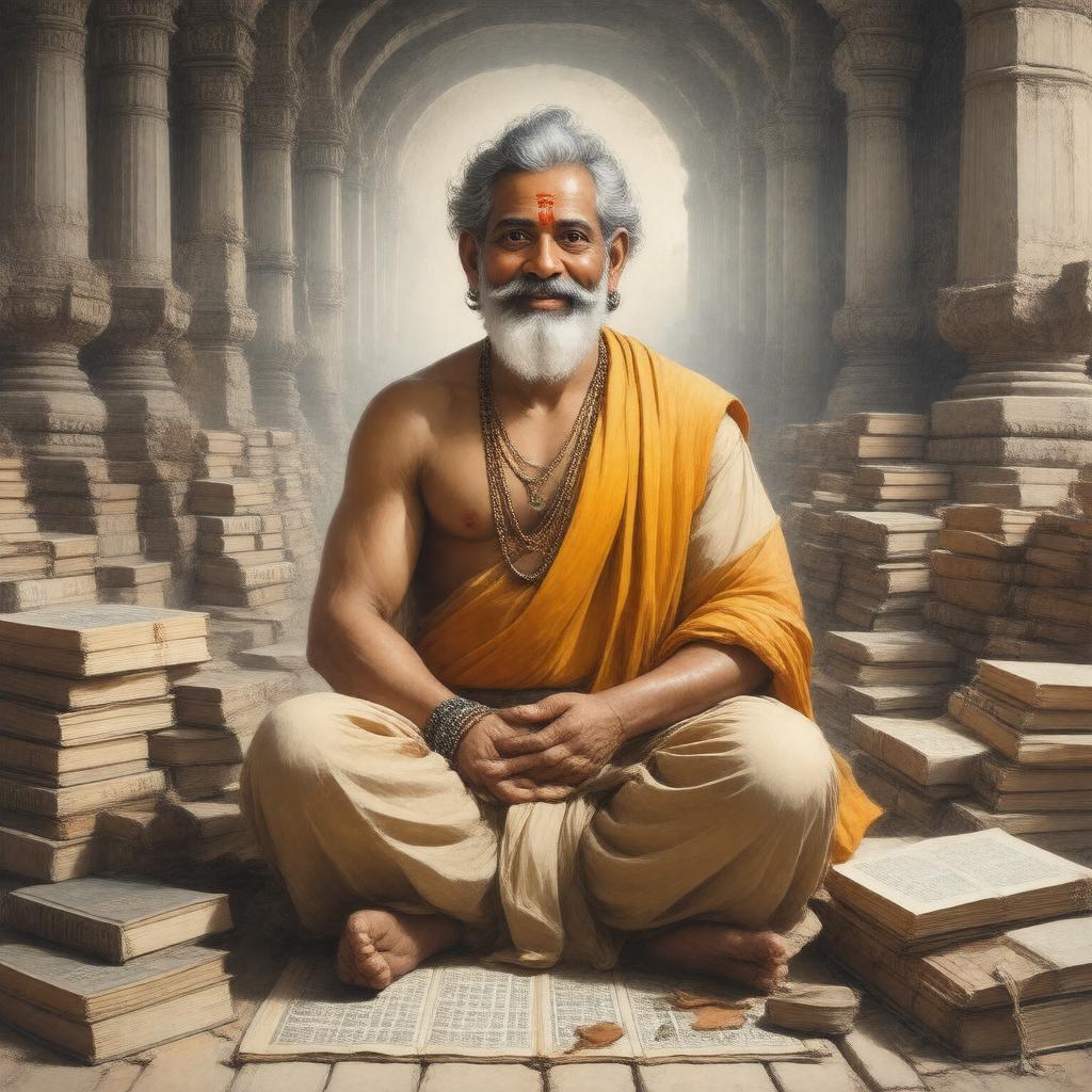 AI-created image of Vatsyayana