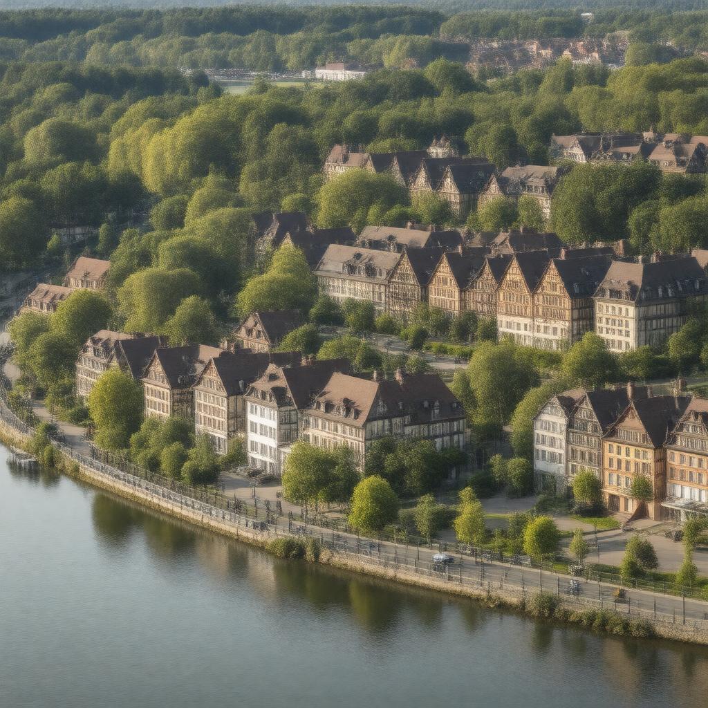 AI-created image of Vauban Strasbourg