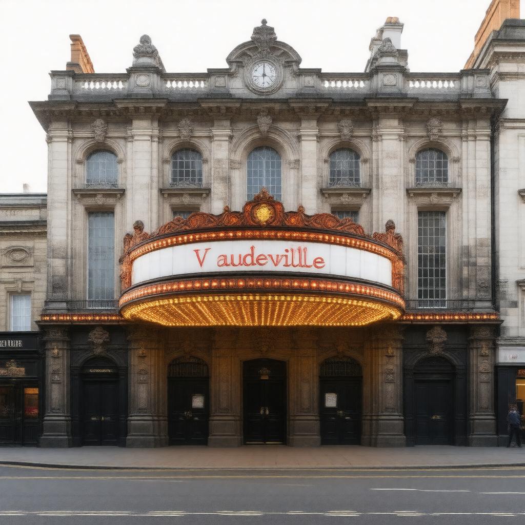 AI-created image of Vaudeville Theatre