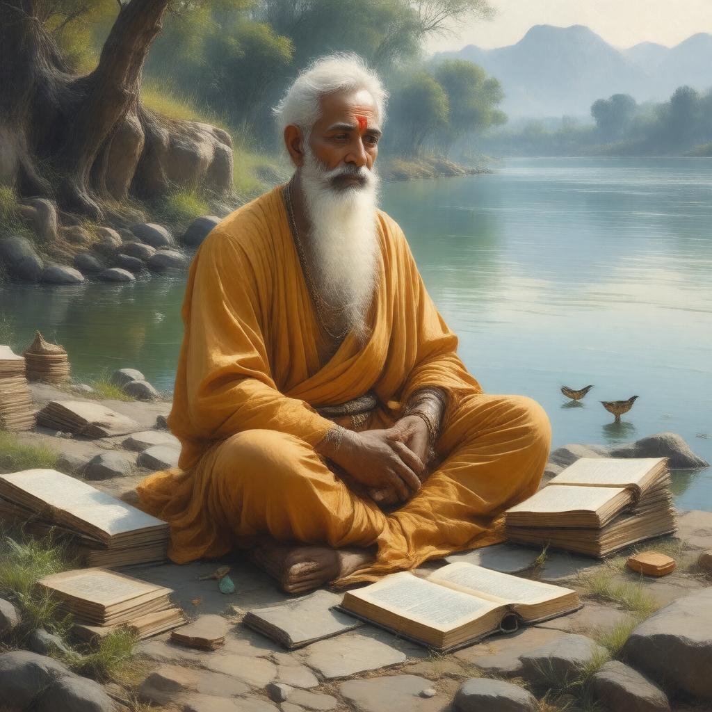 AI-created image of Ved Vyas