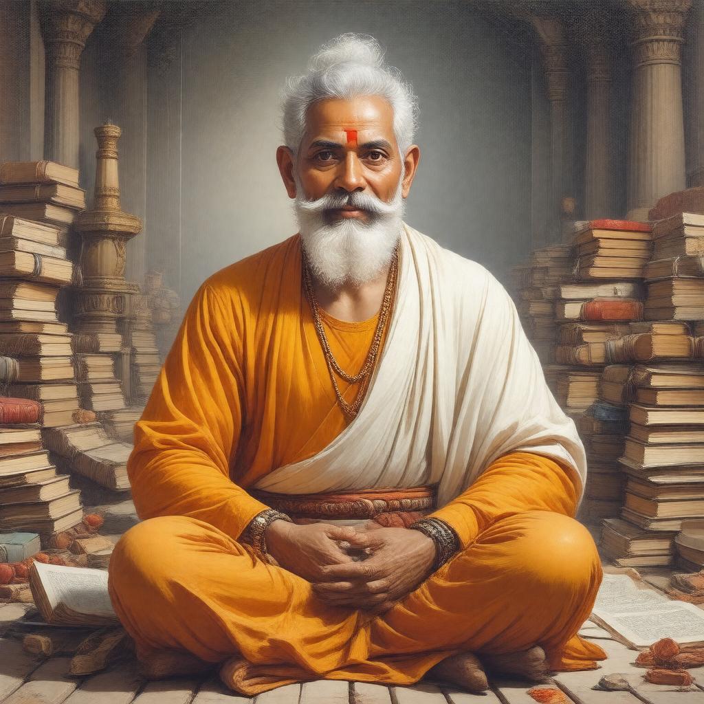 AI-created image of Vedanta Desika