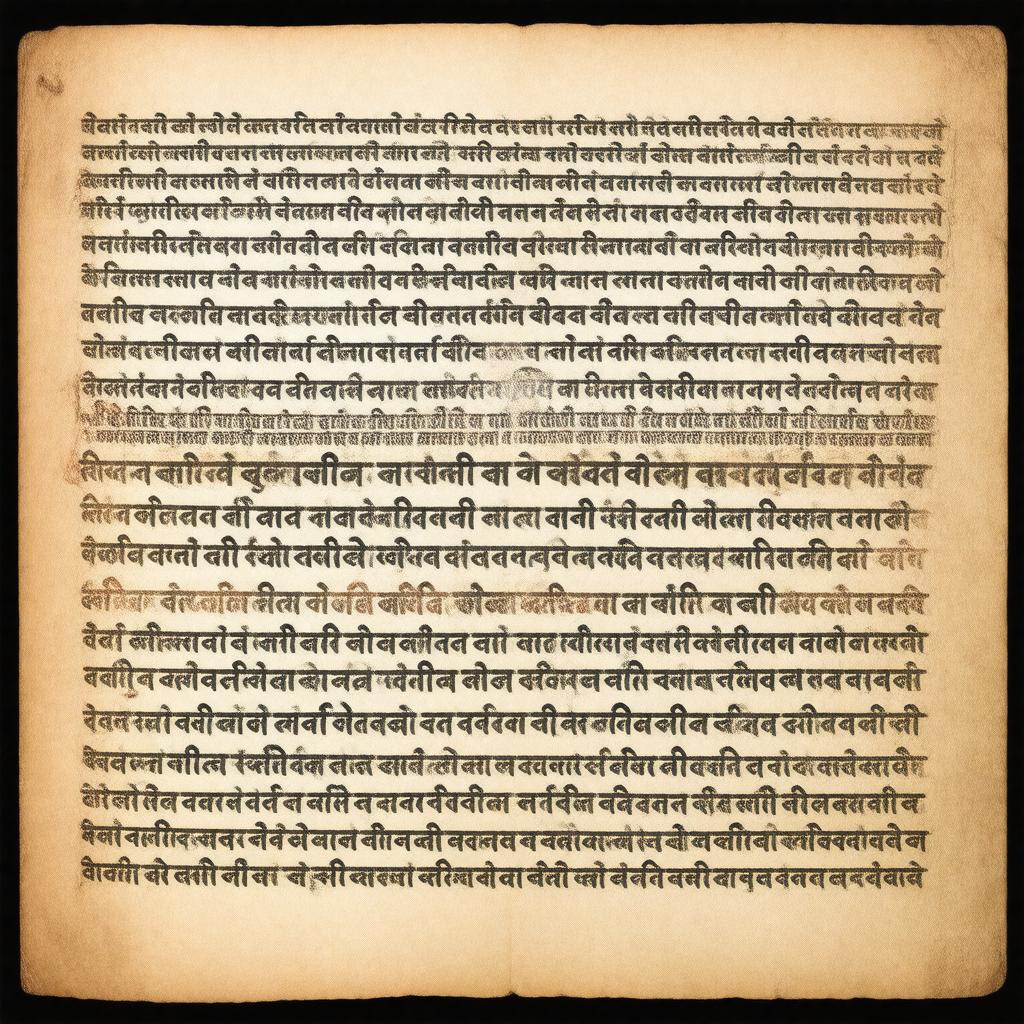 Click to view larger image AI-created image of Vedarthasangraha