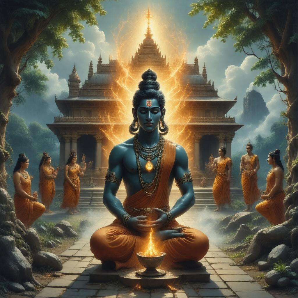 AI-created image of Veerashaivism