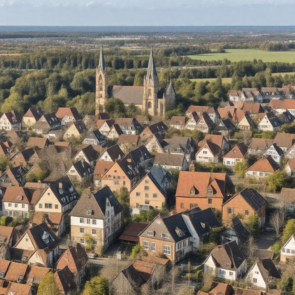 Click to view larger image AI-created image of Velen, Germany