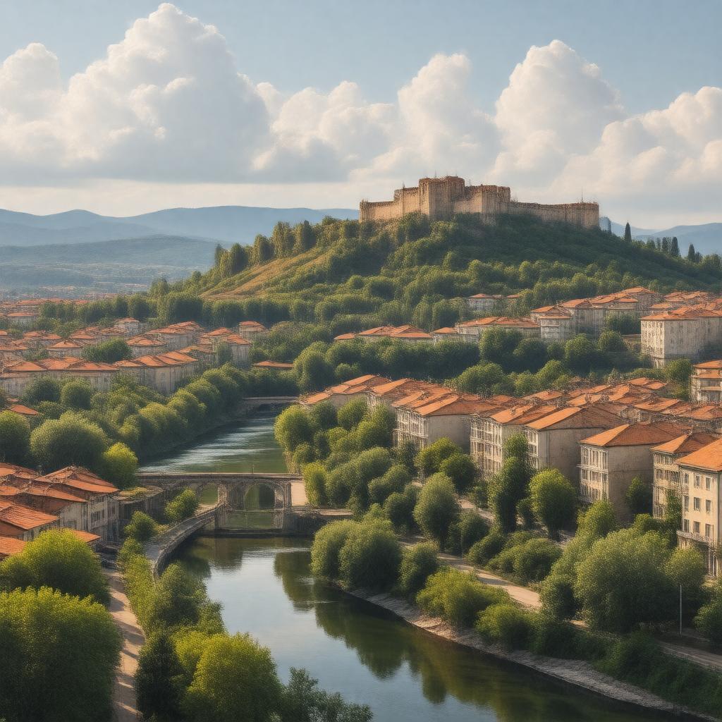AI-created image of Veliko Tarnovo