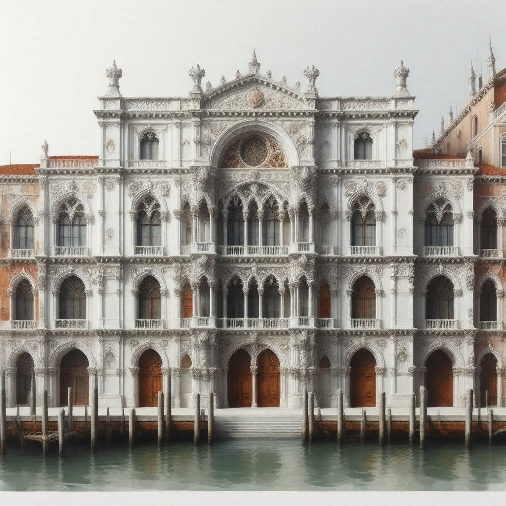 Click to view larger image AI-created image of Venetian Gothic