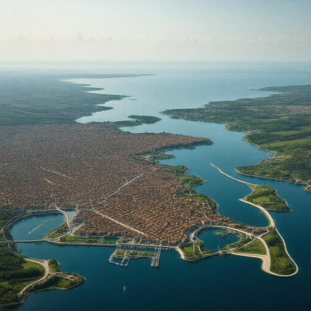 AI-created image of Venetian Lagoon