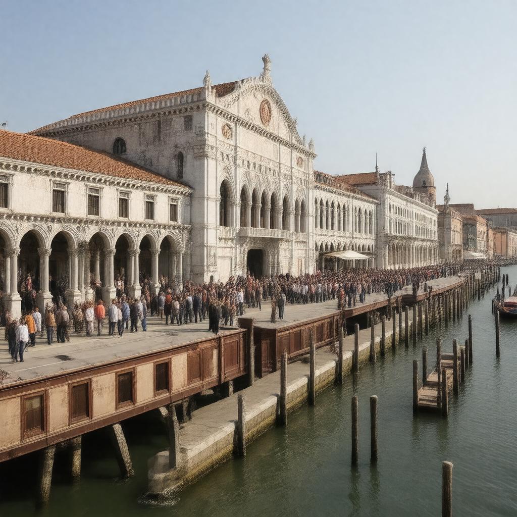AI-created image of Venezia Santa Lucia