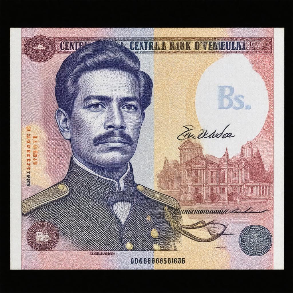 AI-created image of Venezuelan bolívar