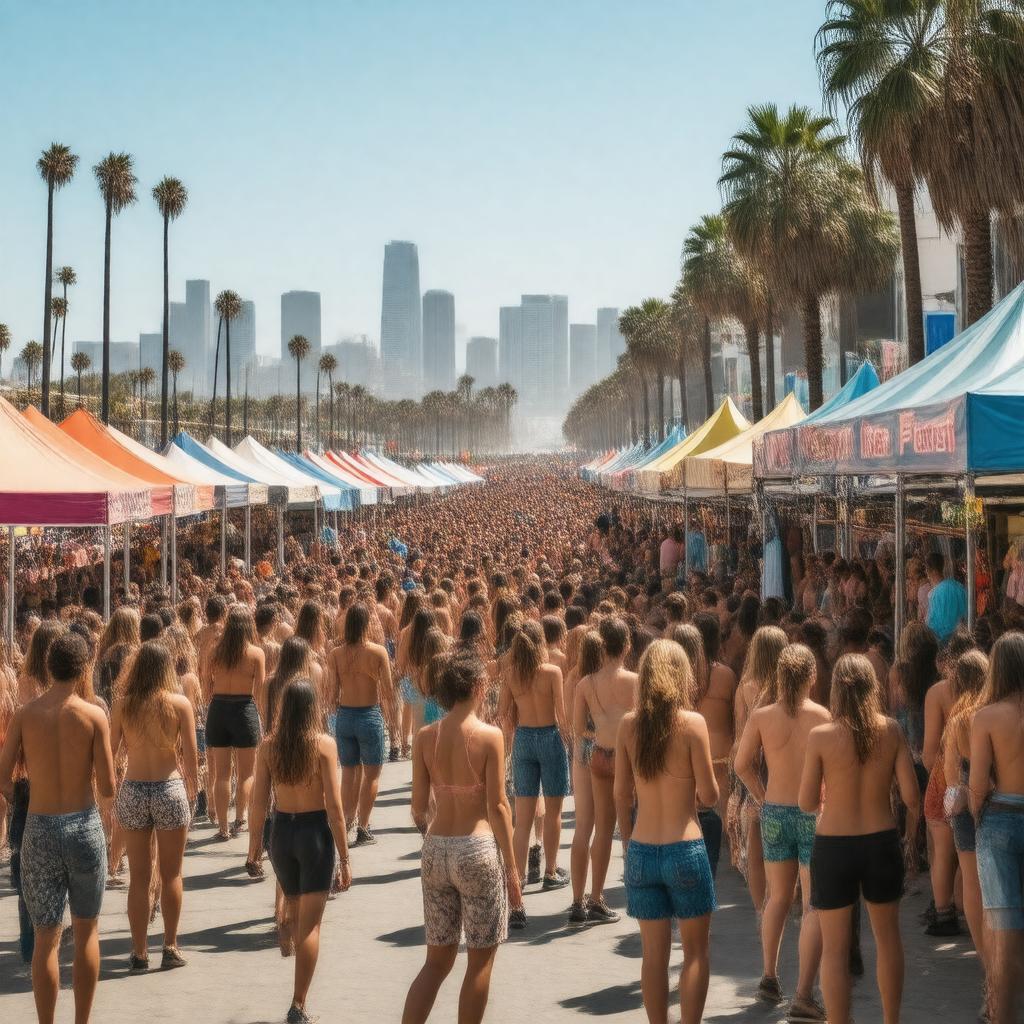 AI-created image of Venice Beach Summer Fest