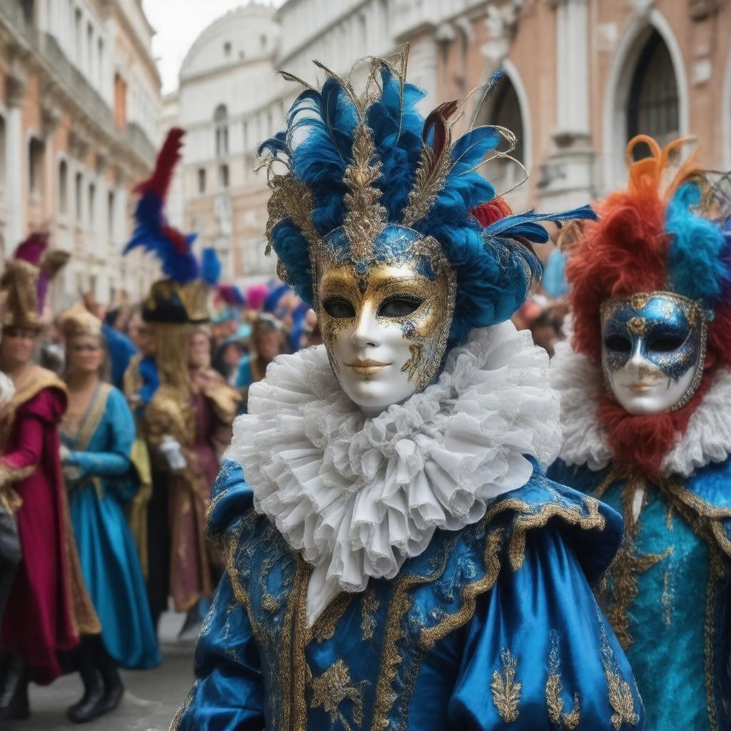 AI-created image of Venice Carnival