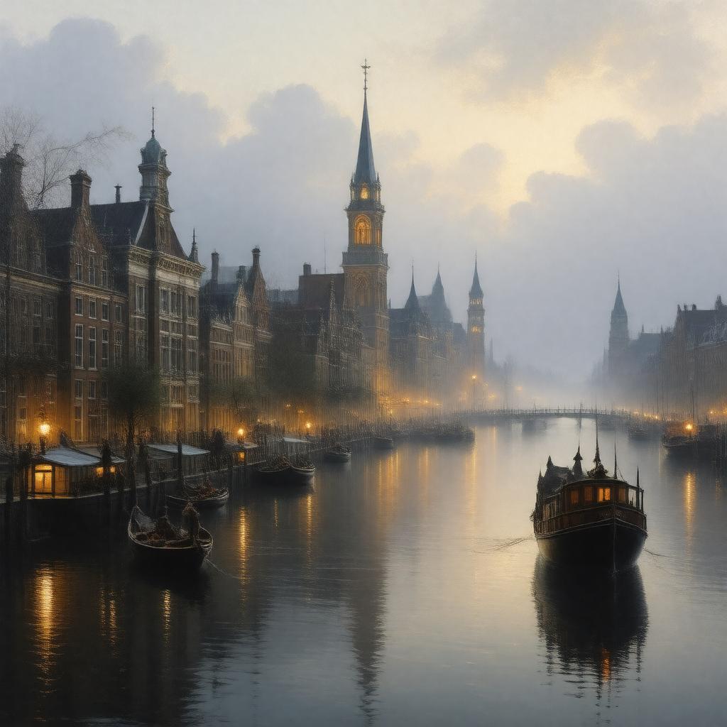 AI-created image of Venice of the North