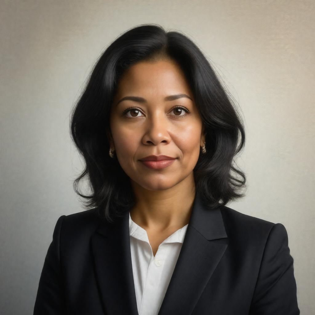 AI-created image of Verónica Abad Rojas