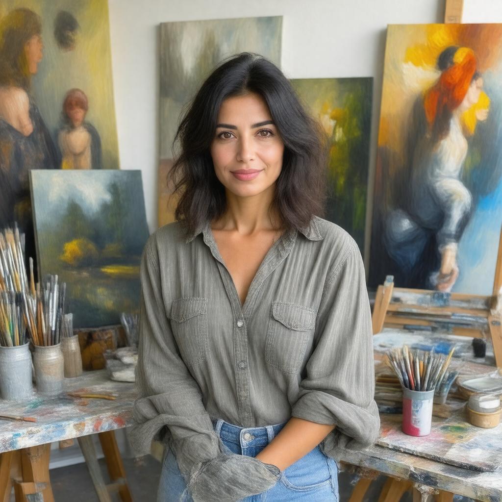 AI-created image of Vera Arutyunyan