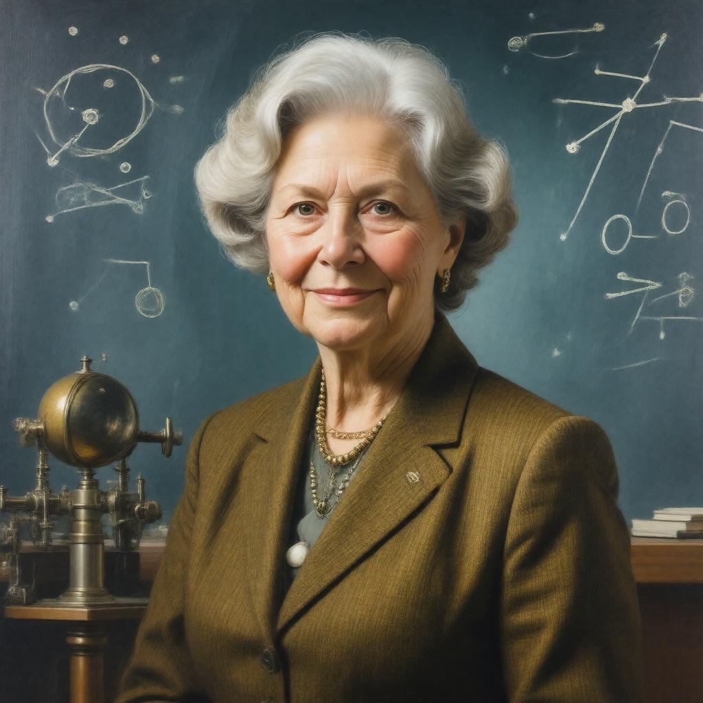 AI-created image of Vera Kistiakowsky