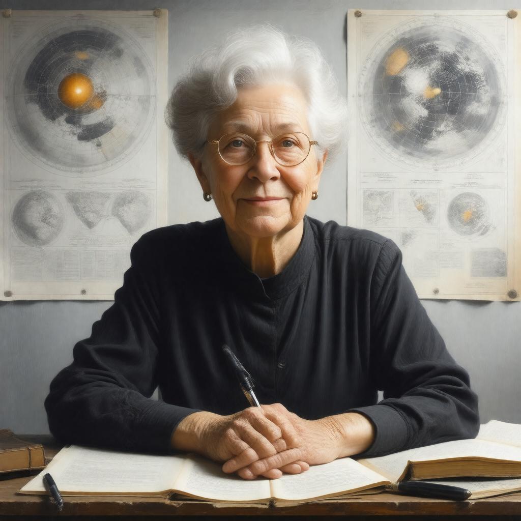 AI-created image of Vera Rubin