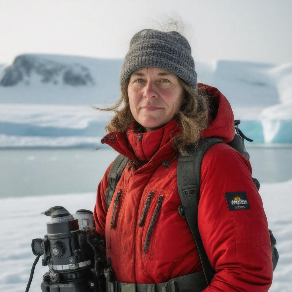 AI-created image of Vera Schlindwein