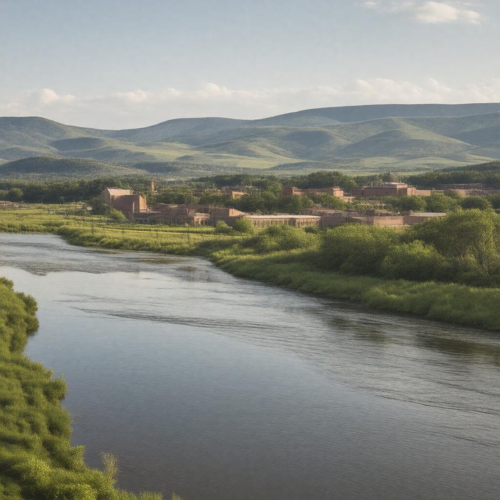 AI-created image of Vermillion, South Dakota