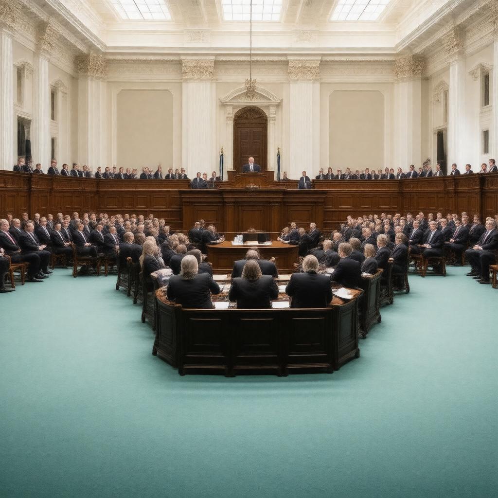 Click to view larger image AI-created image of Vermont House of Representatives