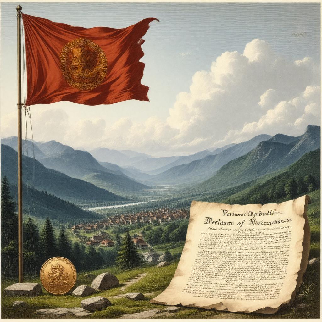 AI-created image of Vermont Republic