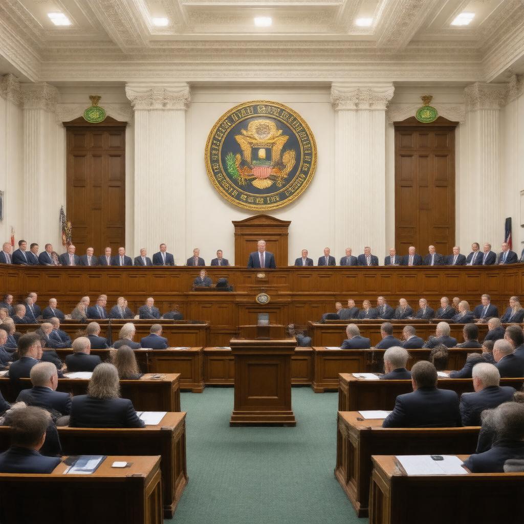 Click to view larger image AI-created image of Vermont Senate