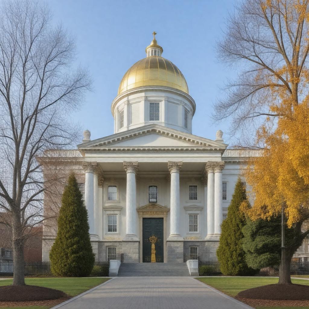 AI-created image of Vermont State House
