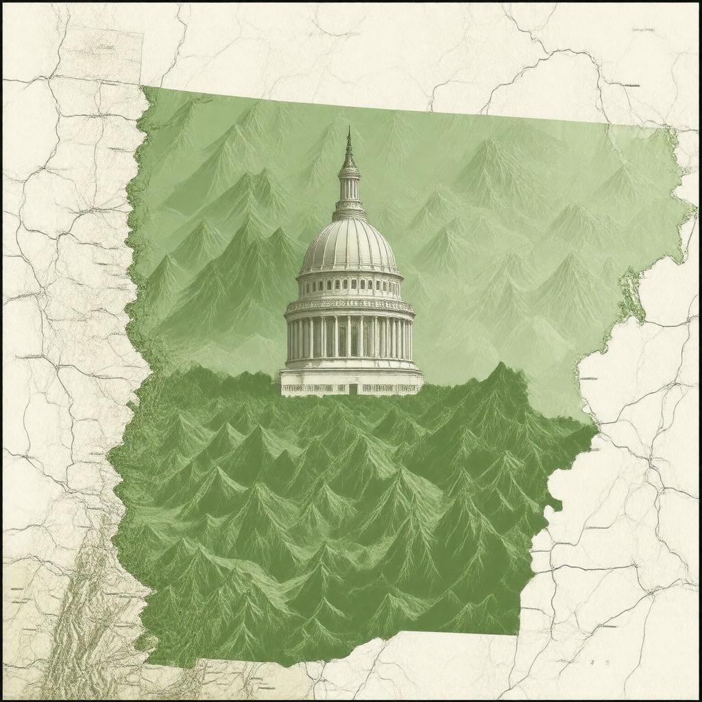 AI-created image of Vermont at-large congressional district