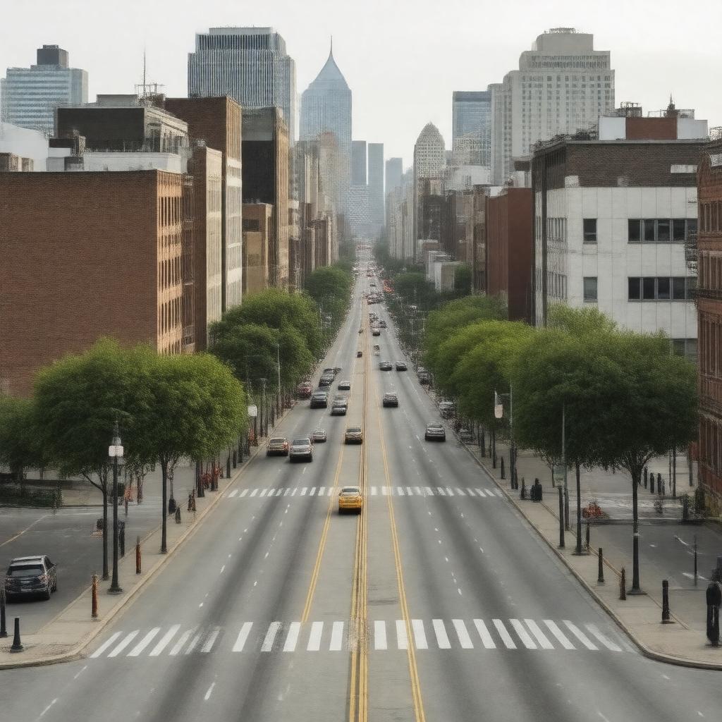 AI-created image of Vernon Avenue