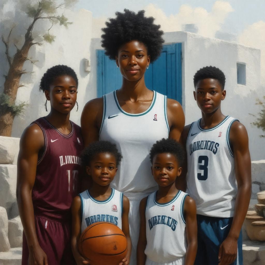 AI-created image of Veronica Antetokounmpo