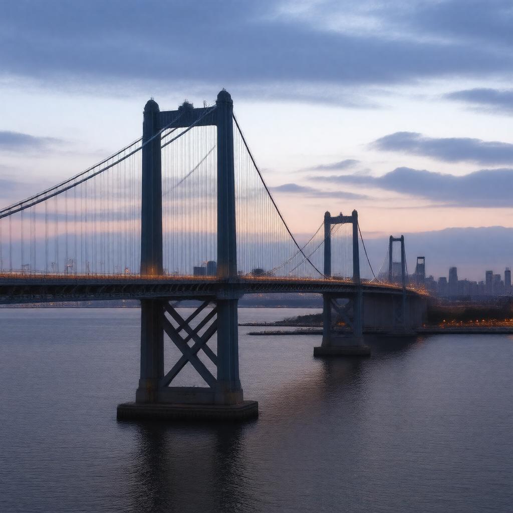 AI-created image of Verrazzano-Narrows Bridge