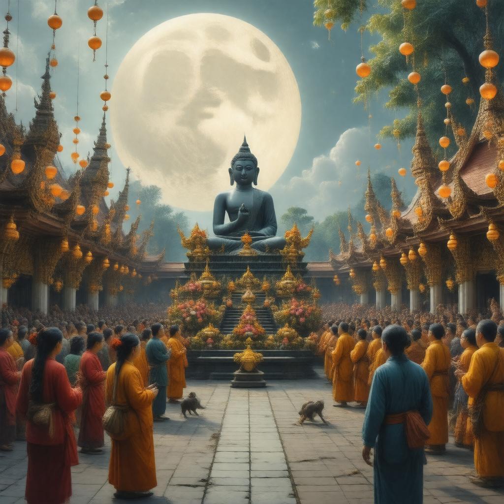 AI-created image of Vesākha